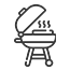 Villa near Pawna Lake in Lonavala with barbeque setup